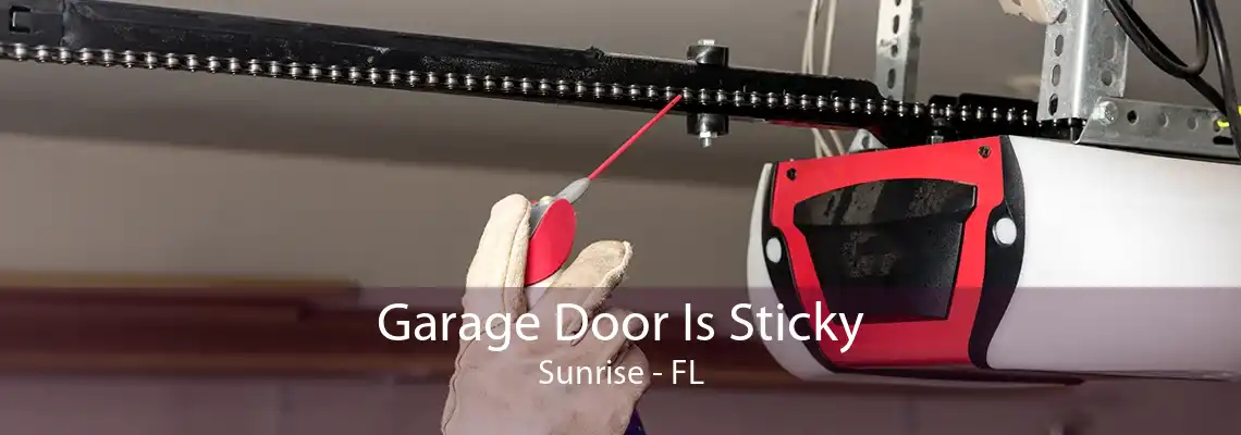 Garage Door Is Sticky Sunrise - FL