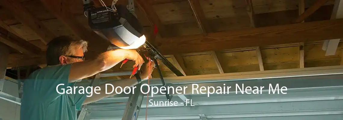 Garage Door Opener Repair Near Me Sunrise - FL