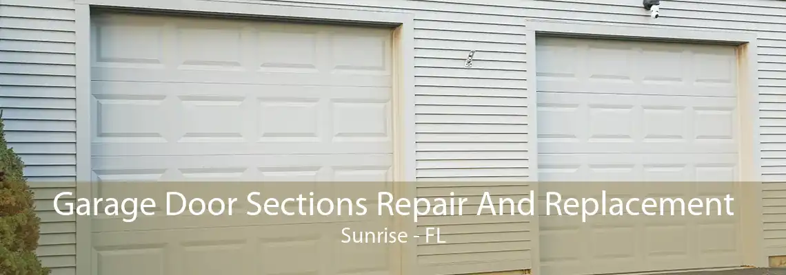 Garage Door Sections Repair And Replacement Sunrise - FL